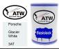 Preview: Porsche, Glacier White, 3AT: 500ml Lackdose, von ATW Autoteile West.